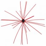 Roterende nylon-hode - stort