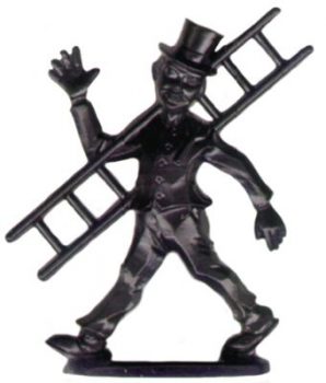 Skorsteinsfeier plast figur