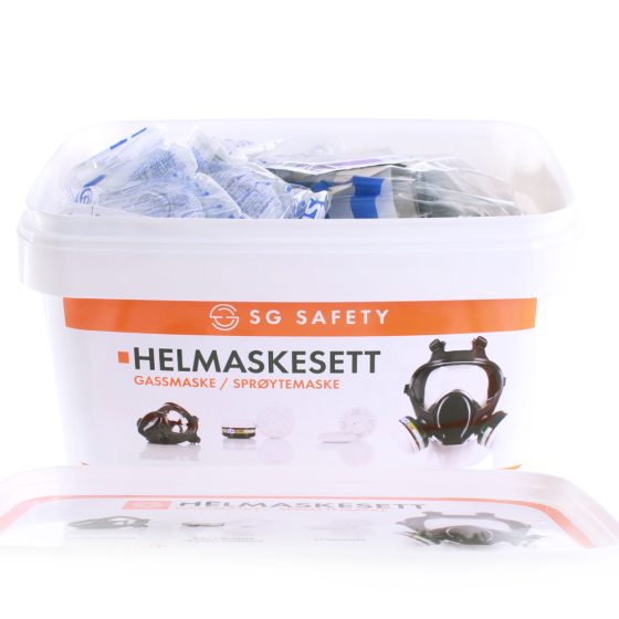 Helmaske maskesett, gassmaske/ sprøytemaske SG20028 - Bilde 3