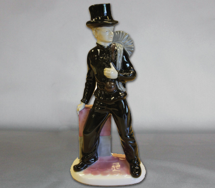 Porselens figur - Feiersvenn